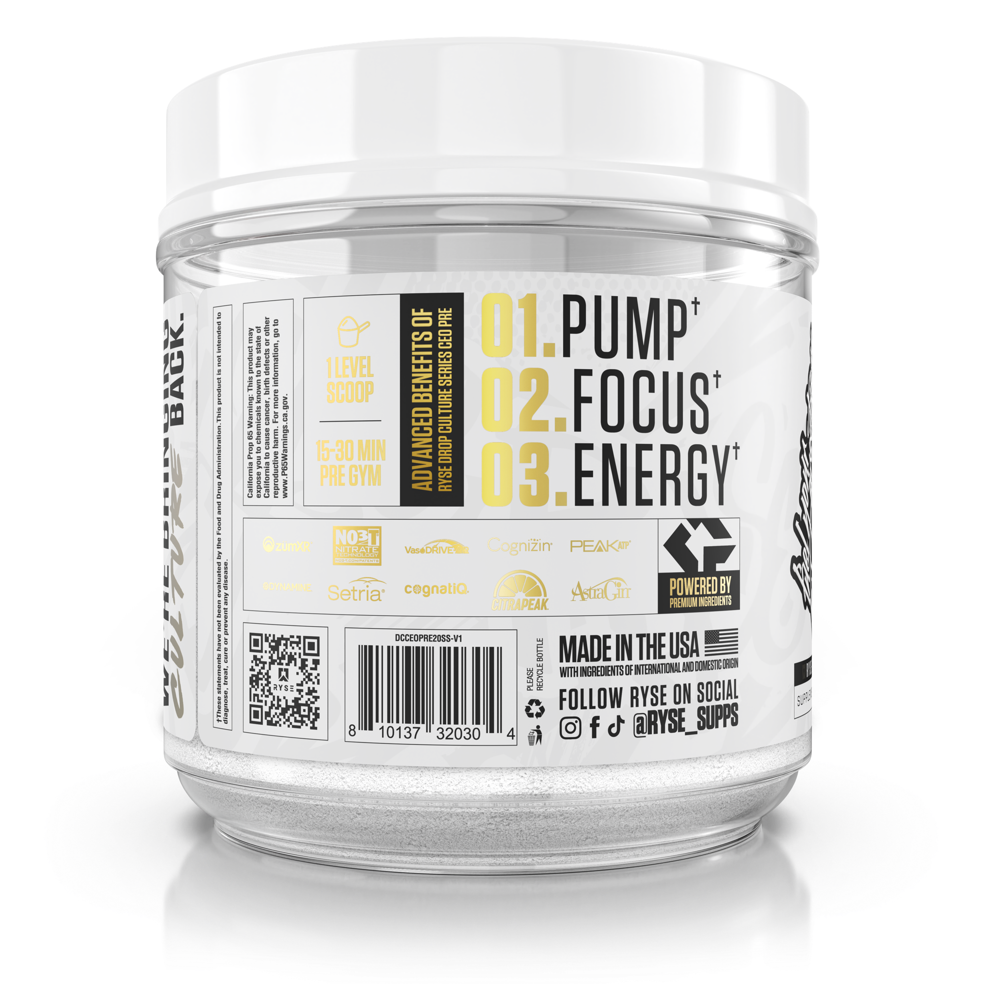 CEO Pre-Workout Supplements O9V7B