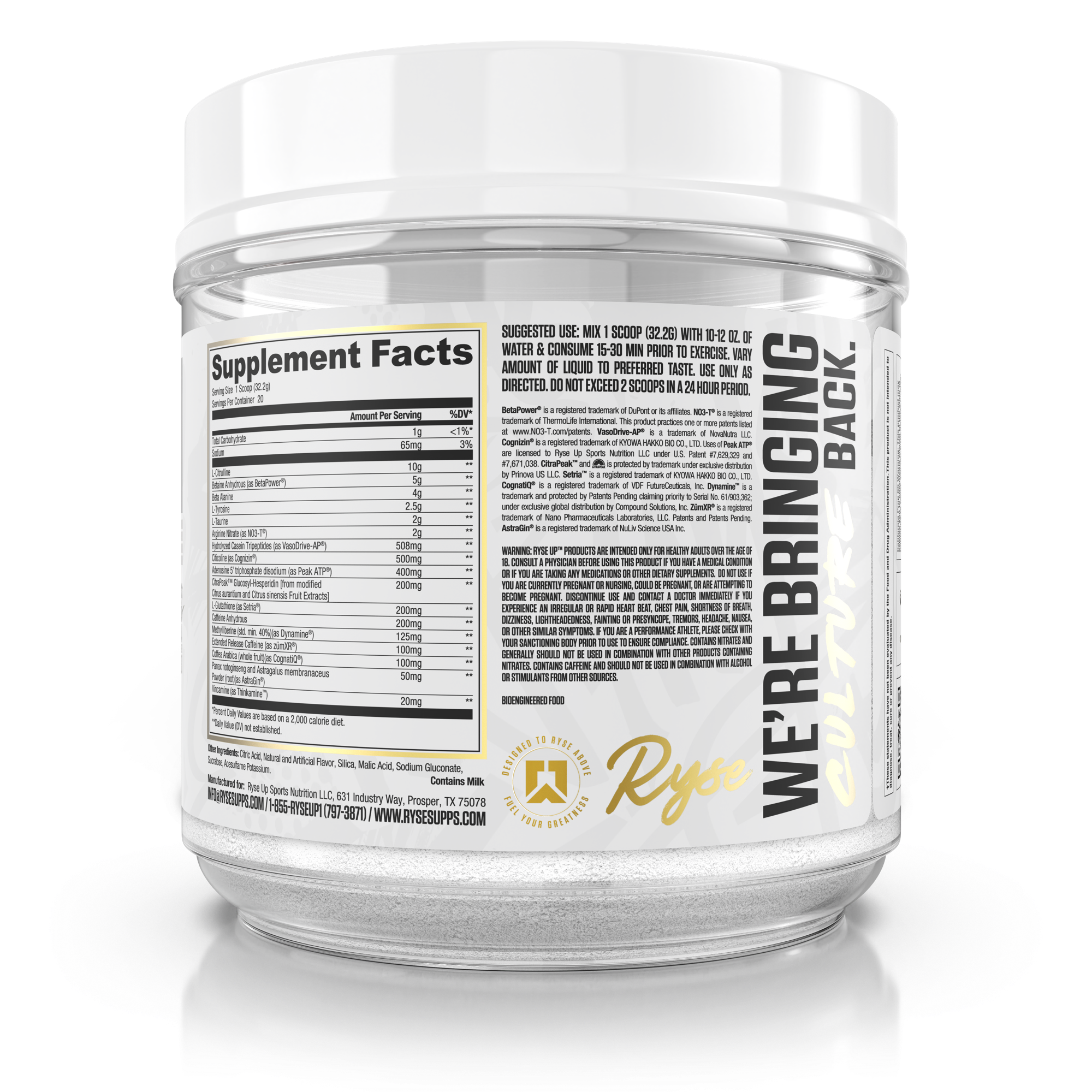 CEO Pre-Workout Supplements O9V7B